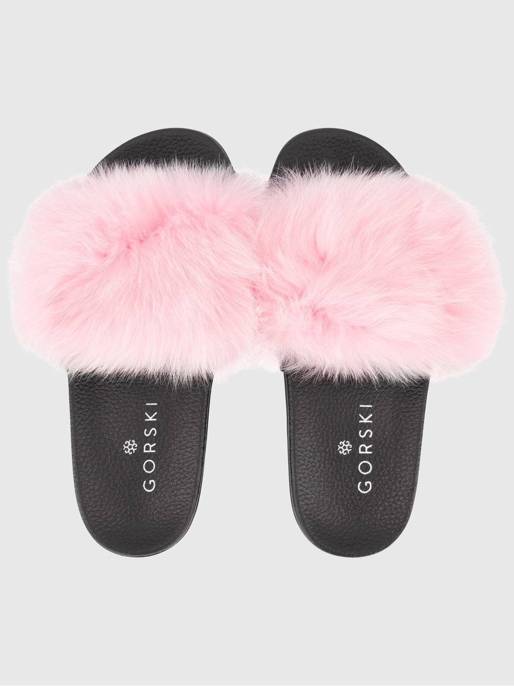 Gorski Fox Slippers Pink and Black 8